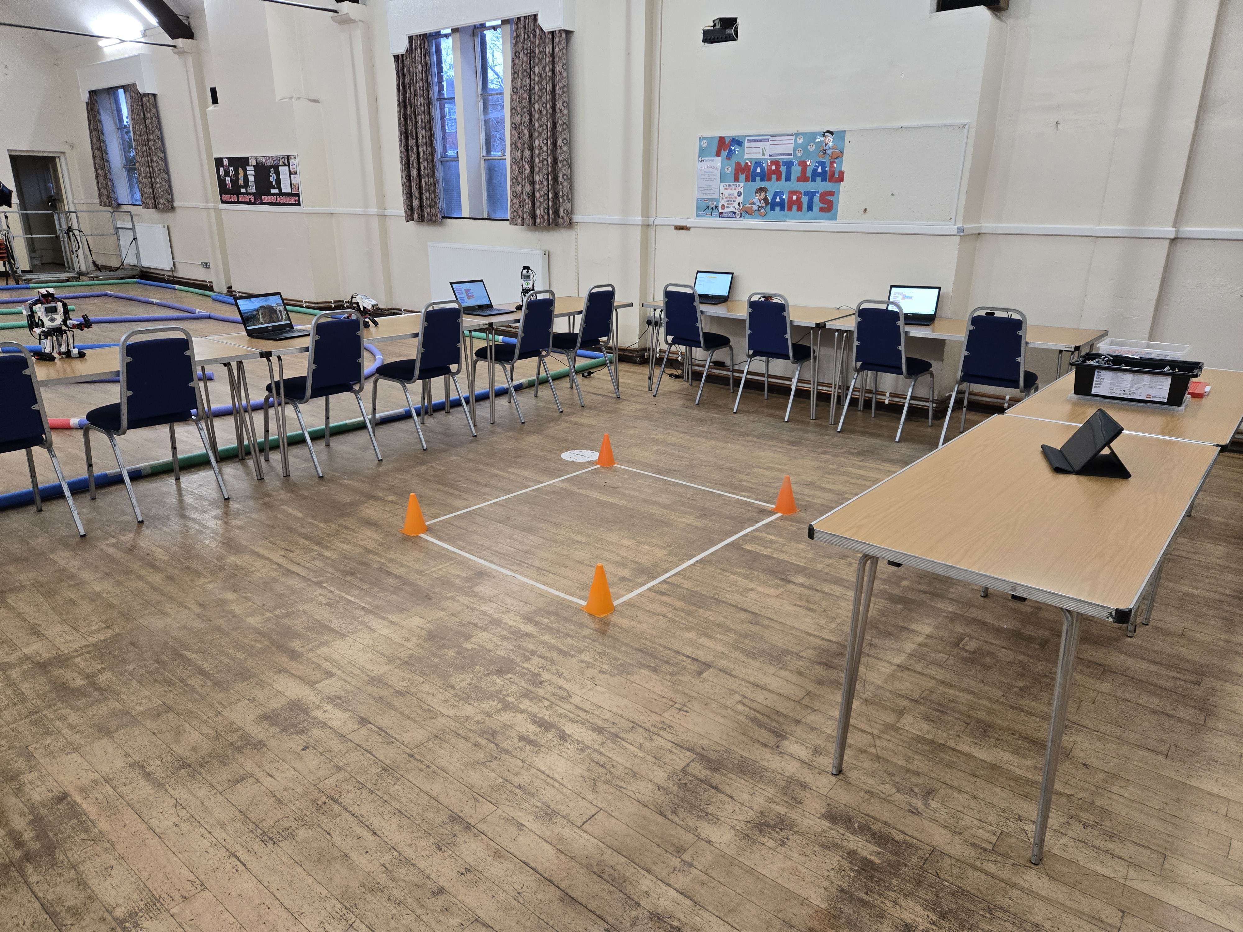 Robot Coders equipment and space